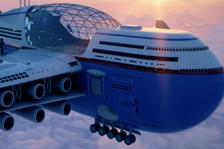Gigantesco hotel voador nuclear pode ficar anos sem pousar